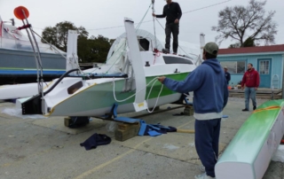 elivery-Assembly-corsair-760-sport-trimaran