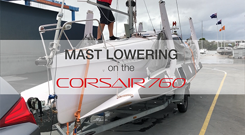 lowering-mast-corsair-760-24-foot-trimaran