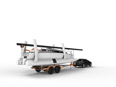 trimaran on trailer