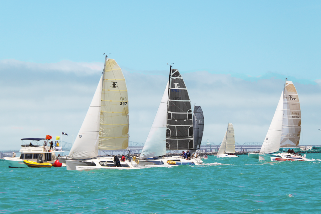 Sport sail boat races